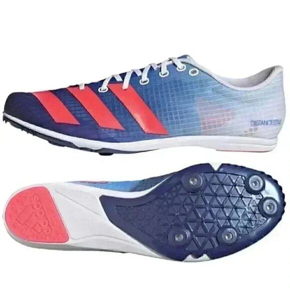 Other - Adidas Mens Distancestar Long Distance Track and Field Shoes Size 13 Blue GY0946